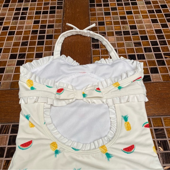 Janie and Jack Fruit Ruffles Swimsuit - Picture 6 of 8